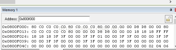 
			
				STM32将常量数组定义到FLASH固定地址			