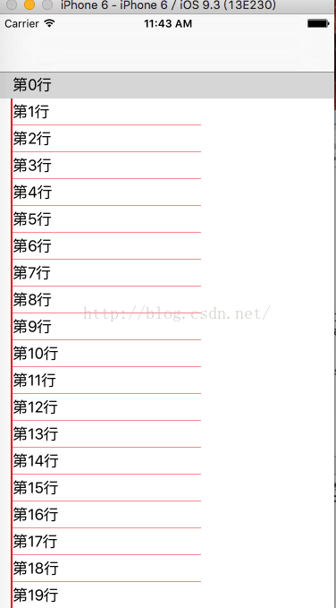 TableView 当前选中的行号。 默认会使哪一行选中  加入导航条后contentInset向下偏移的64