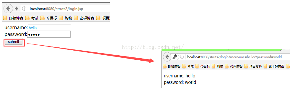配置Struts2（以登录为例）