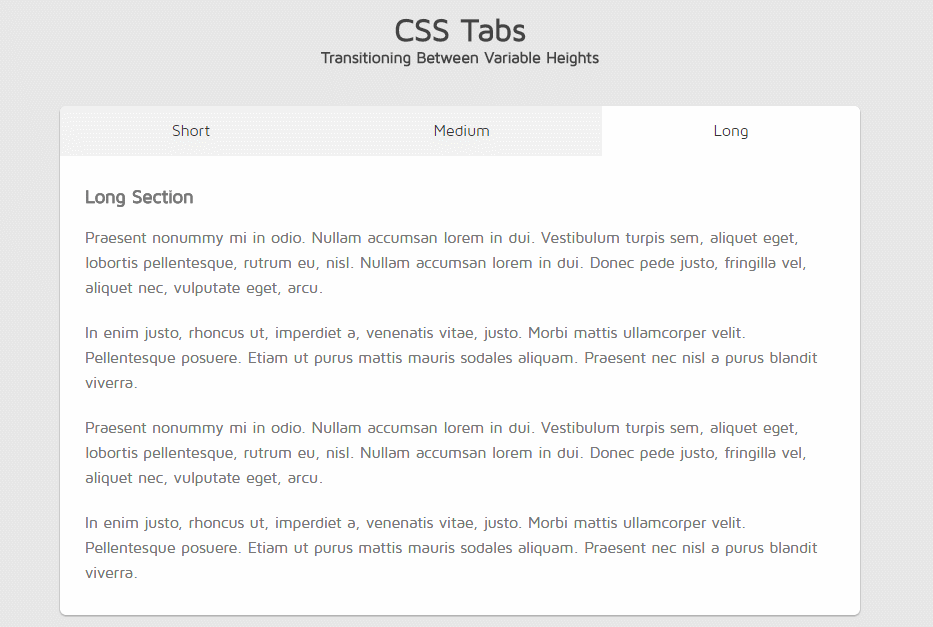 CSS选项卡切换