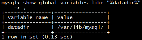 
			
				MySQL查看和修改数据库存储目录			