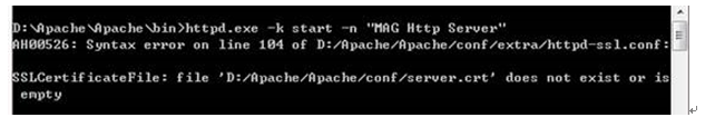 Apache OpenSSL生成证书使用