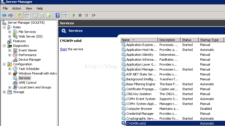 Cygwin ssh server windows как служба