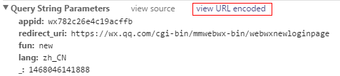 View URL encoded