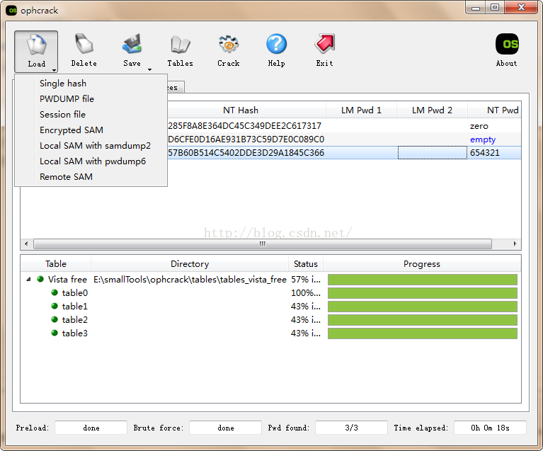 Ophcrack Download Free - 3.8.0