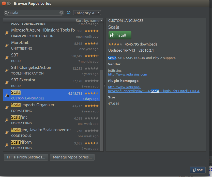 intellij-scala-plugindown