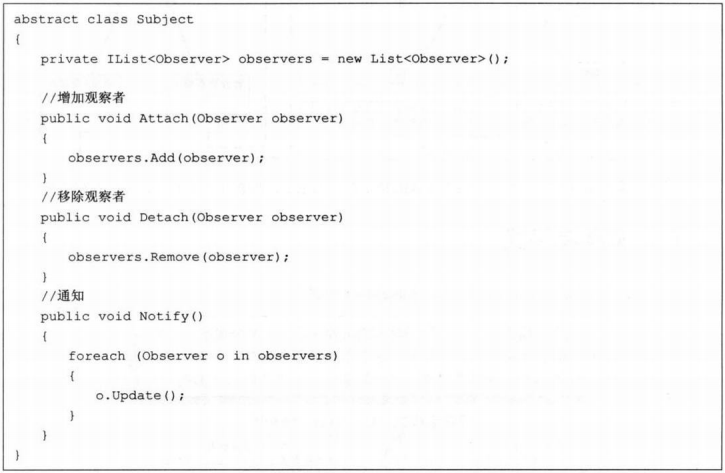 Subject类代码