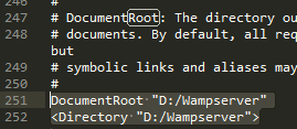 修改DocumentRoot