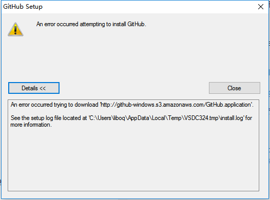 GitHub For Windows 安装失败，An Error Occurred Attempting To Install Github ...