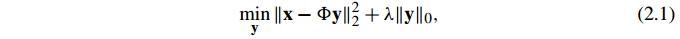 压缩感知重构算法之迭代硬阈值(Iterative Hard Thresholding,IHT)
