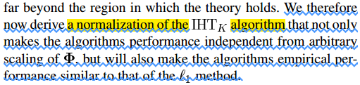 压缩感知重构算法之迭代硬阈值(Iterative Hard Thresholding,IHT)