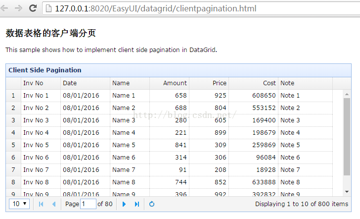 
			
				EasyUI 数据网格			
