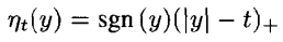 软阈值 （Soft Thresholding）函数解读