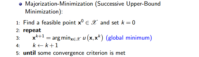 [转]Majorization-Minimization优化框架 - ZYVV - 博客园