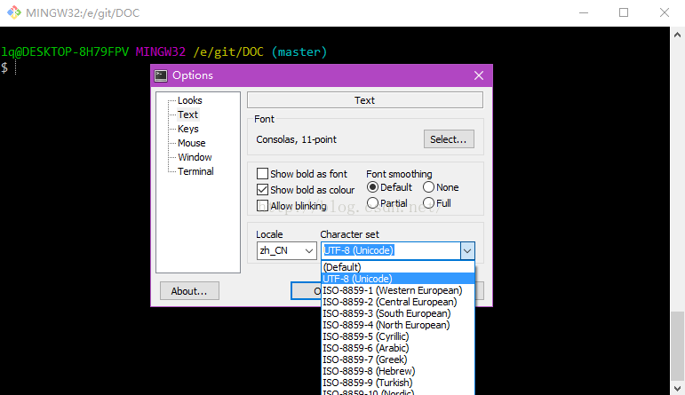 Windows下git Bash中文乱码解决办法 Wells Lee的博客 Csdn博客