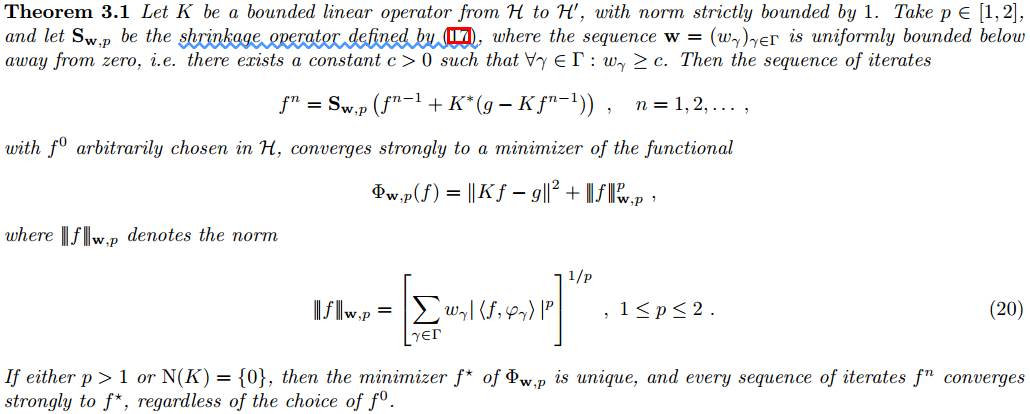 IST：Iterative Shrinkage/Thresholding和Iterative Soft Thresholding