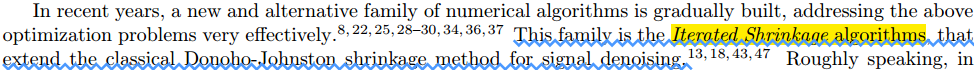 Iterative Soft Thresholding和Iterative Shrinkage/Thresholding的区别「建议收藏」