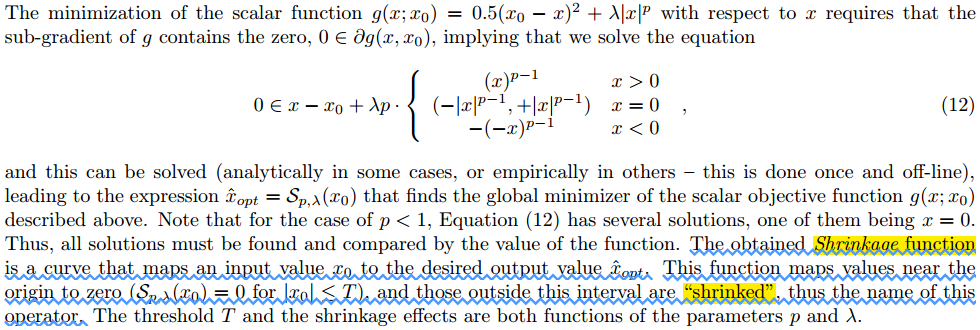 IST：Iterative Shrinkage/Thresholding和Iterative Soft Thresholding