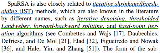 Iterative Soft Thresholding和Iterative Shrinkage/Thresholding的区别「建议收藏」