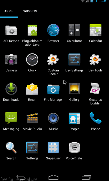 android动画--layoutAnimation与gridLayoutAnimation