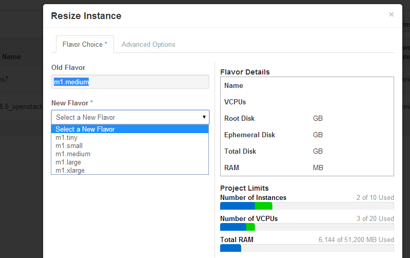 openstackice版文檔horizon整理頁面resize