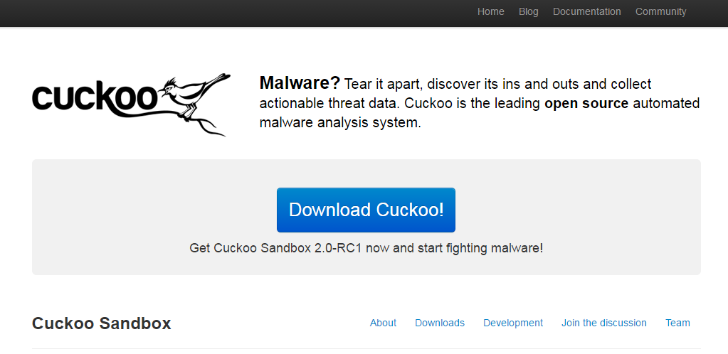 cuckoo sandbox官方