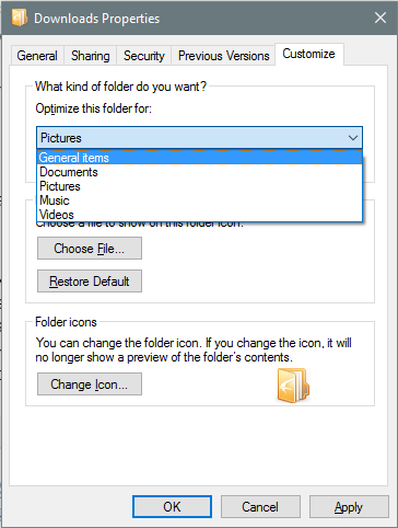 Customize Folder Properties