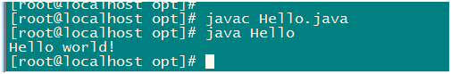 java代码class验证环境变量配置生效