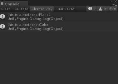 unity 3种message消息管理使用