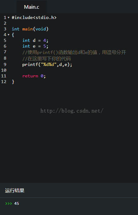 
			
				C语言基础学习基本数据类型-变量的输出与输入			
