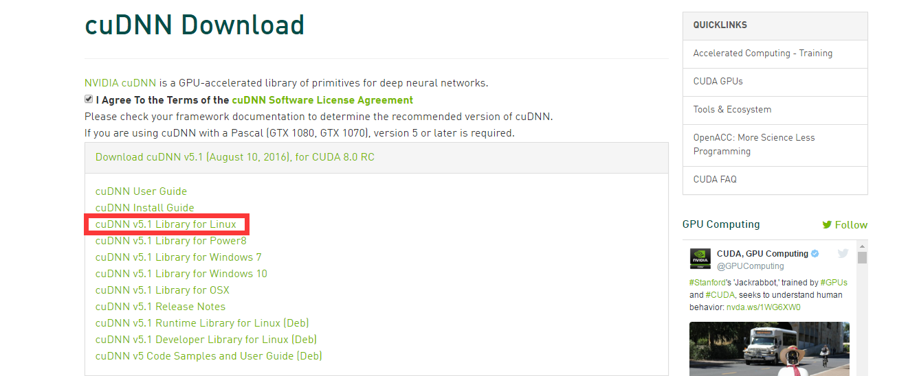 cuda8.0+ubuntu+theano、caffe、tensorflow环境搭建