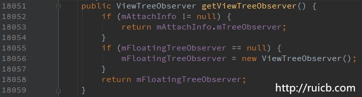 getViewTreeObserver