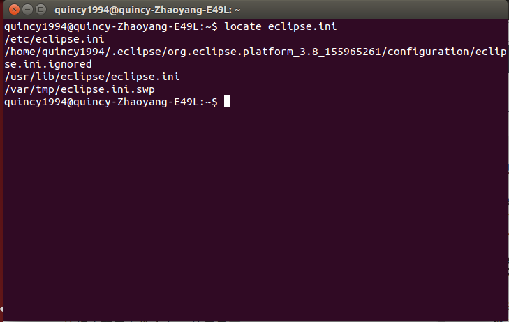 locate eclipse.ini