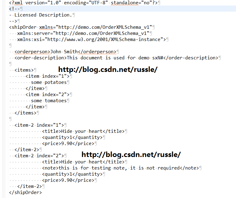 使用XSD验证xml