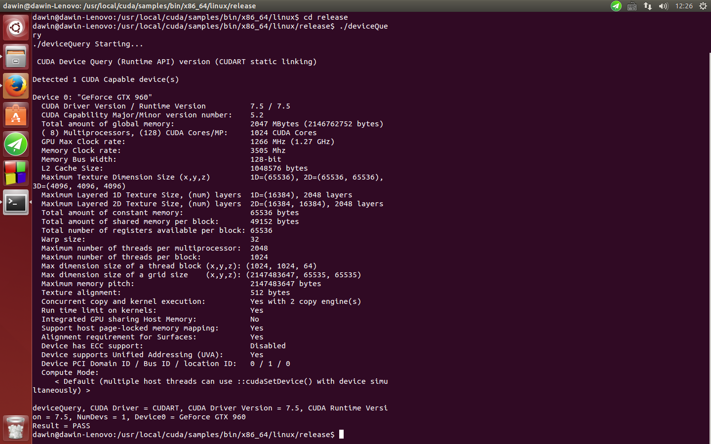 安装cuDNN效果图