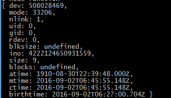 
			
				Node中有关于fs.stat和fs.fstat的区别			