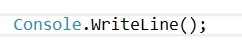 console.writeline的功能(writeline用法)