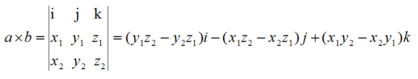 关系可用三阶行列式记忆