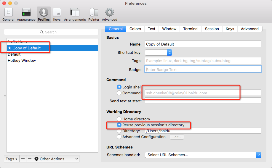 Mac下iterm2 克隆会话功能