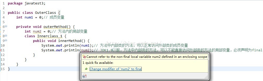 
			
				Java内部类和匿名内部类的用法			