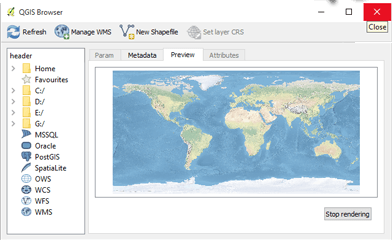 QGIS Browser