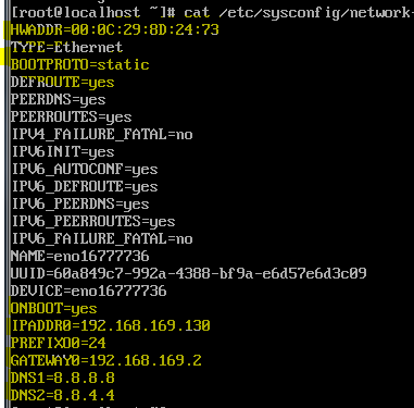 centos ifcfg file