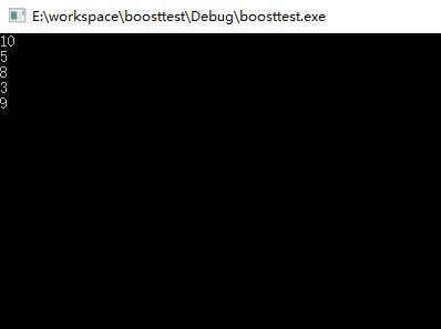 boost库测试结果