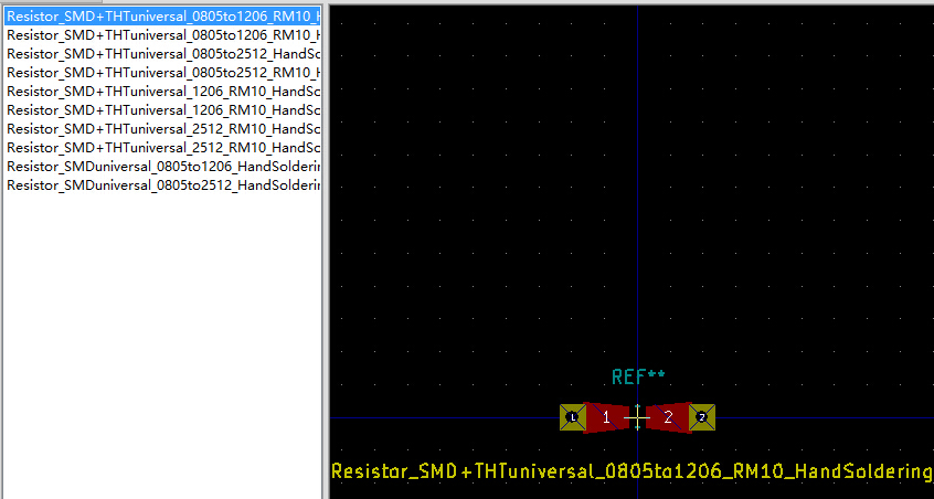 Resistor_SM+THTuniversal_0805to1206_RM10_HandSoldering