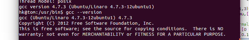 ubuntu14.04下安装gcc-4.7 笔记