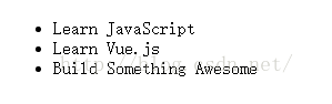 
			
				vue.js列表输出v-for			
