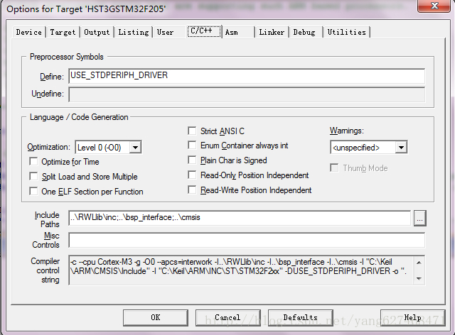 warning: #223-D: function assert_param declared implicitly