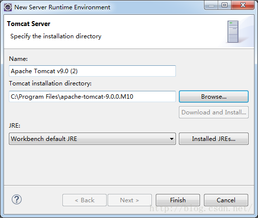 在windows搭建tomcat+eclipse的j2ee web开发环境