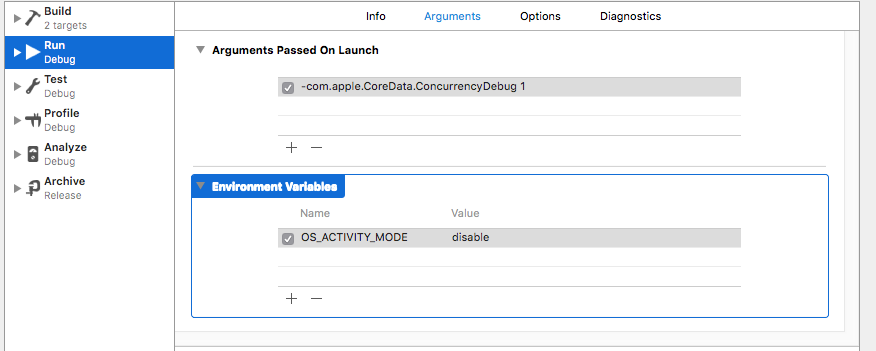 Xcode 8 log subsystem: com.apple.UIKit, category: HIDEventFiltered, enable_level: 0,