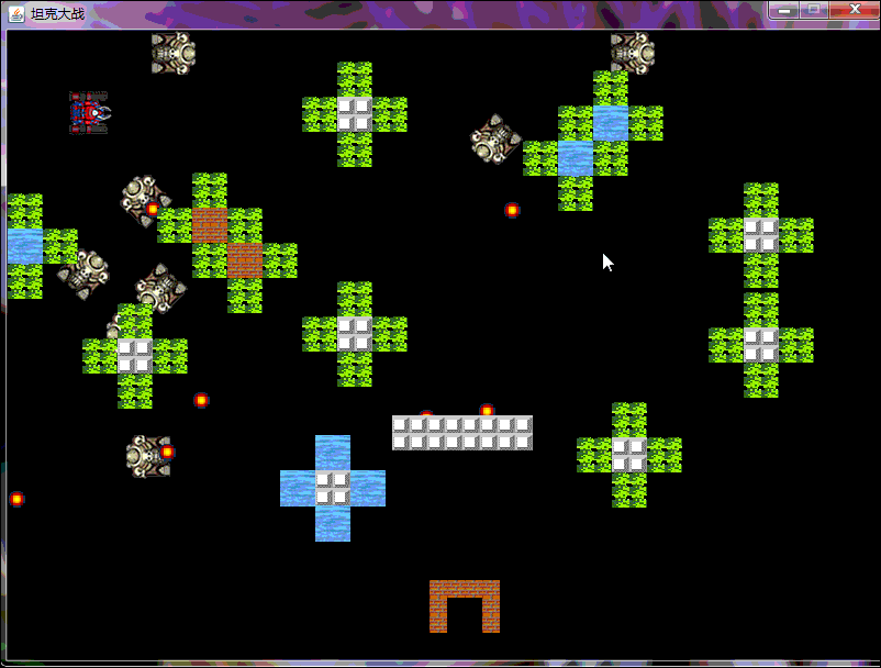 TankWar 单机（JAVA版）版本2.0.1 在地图中加入墙体